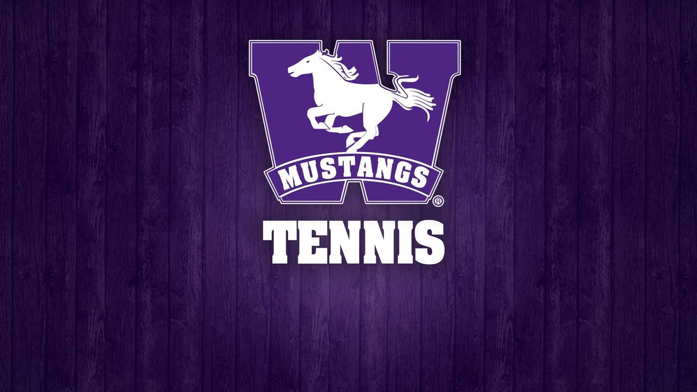 Mustangs tennis logo